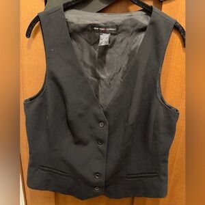 New York & Company Black Stretch Vest